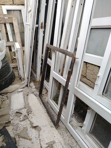 заказать москитную сетку на окно: İşlənmiş İkiqat şüşə paketi Plastik pəncərə, Еni: 70 sm, Uzunluğu: 160 sm — 1