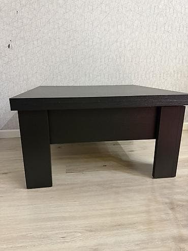 stol stul instagram: Kvadrat masa, Açılmayan, Təkərsiz, Teksturalı laminat, Zəmanətsiz — 1