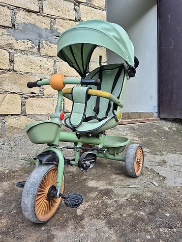 velosiped audi: Uşaq üçtəkərli velosipedi (trike) – yaşıl rəng Xüsusiyyətlər: - — 2