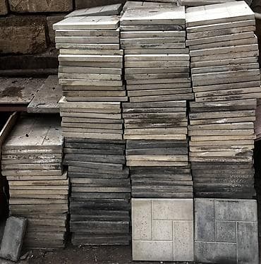 kompozit doseme: Beton səki plitələri - Material: vibro-press beton - Ölçü: təqribən — 2