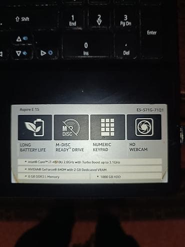 azercell wifi modem satilir: İşlənmiş Acer Aspire, 15.6 ", Intel Core i7, 1 TB, Ünvandan götürmə, Ödənişli çatdırılma — 3