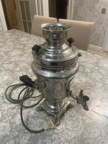 Ferrari: Elektrikli samovar,2lt - Material: xromlu metal gövdə, naxışlı — 1