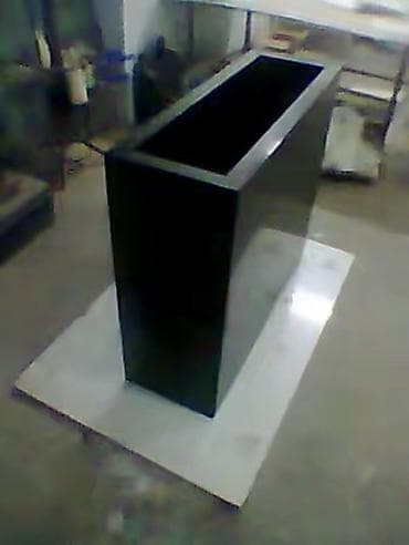 otaq bitkiləri: Müasir dizaynlı dekorativ qablarda peyzaj üçün qablar - Material — 5