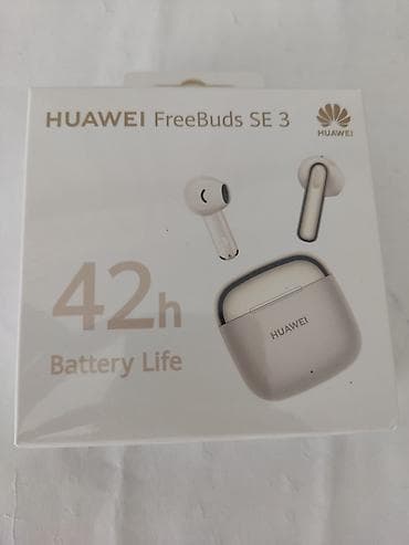 se pro: Yeni Simsiz (Bluetooth) Qulaqcıqlar, Huawei, rəng - Bej — 1