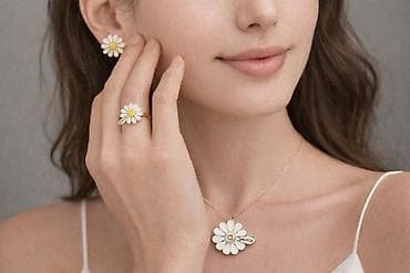 Çantalar: Dəstə daxildir: Üzük, Sırğa, Sep, Sarı qızıl, 585 Əyar, 8 g — 2