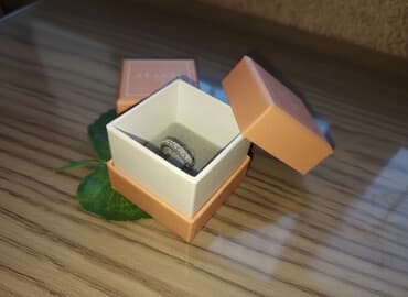 Üzük, Ağ qızıl, 585 Əyar