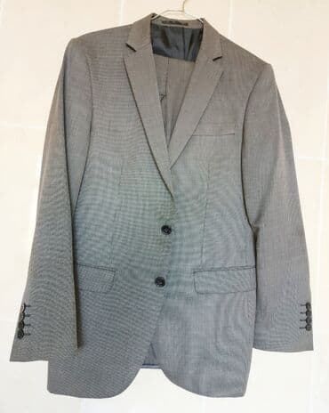 göy rəngli kişi cemperləri: Kostyum 46 razmer — 1