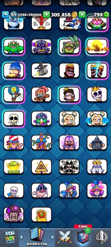 heykel satış: Clash royale hesabı satılır. 65 LVL. 16 evrim 1 ilin hesabıdı Bircə — 5