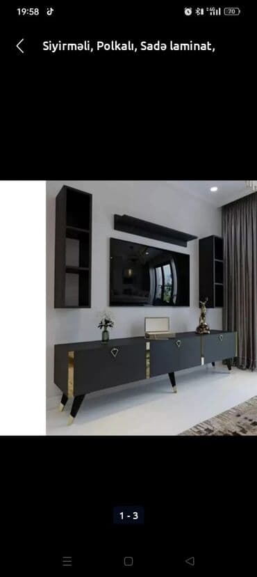 ikea azərbaycan: Yeni, Düz TV altlığı, Polkalı, Laminat, Azərbaycan — 4