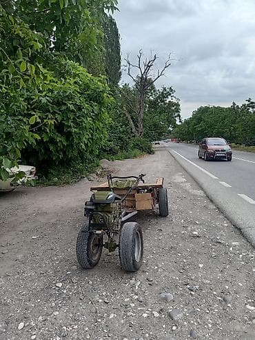 teker barter: Qoşqulu motoblok / kiçik kənd təsərrüfatı nəqliyyatı. Güclü benzin — 6