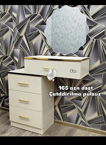 Düz masa, Siyirməli, Polkasız, Sadə laminat, Kredit yoxdur