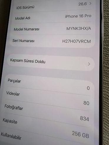 IPhone 16 Pro, 256 GB, Desert Titanium, Face ID, Sənədlərlə — 10