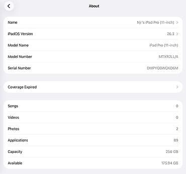 a6 ekranı: İşlənmiş Apple iPad Pro 11 (2018), 11", 256 GB, Ünvandan götürmə, Ödənişli çatdırılma — 3