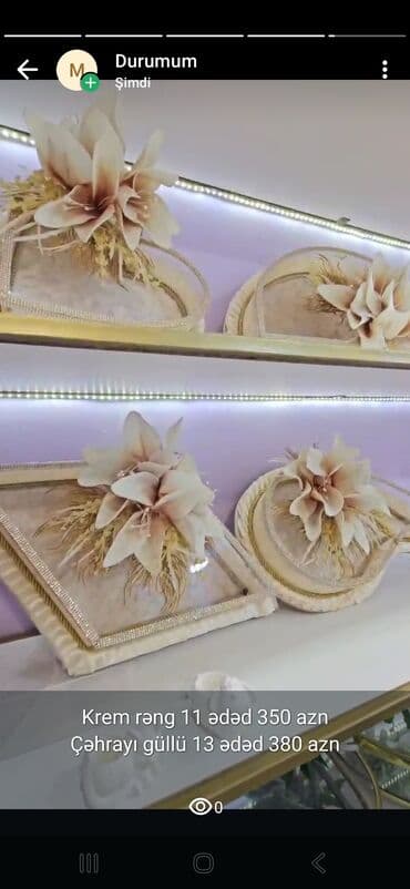 подарок на 8 марта: Məhsul: Xonça dəstləri və dekorativ təqdimat qutuları Təsvir: - — 6