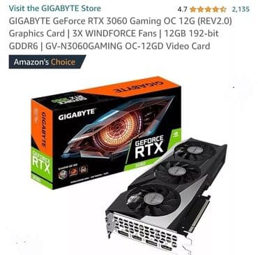 rtx 2060 baku: Videokart Gigabyte GeForce RTX 5060, 8 GB, Yeni — 2
