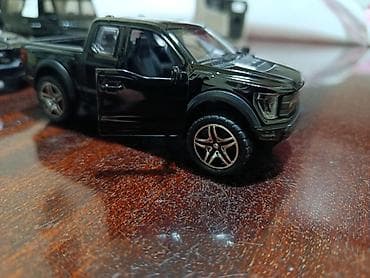 Спорт и хобби: Metal oyuncaq pikap maşın (qara rəng) - Korpus: metal die-cast — 1