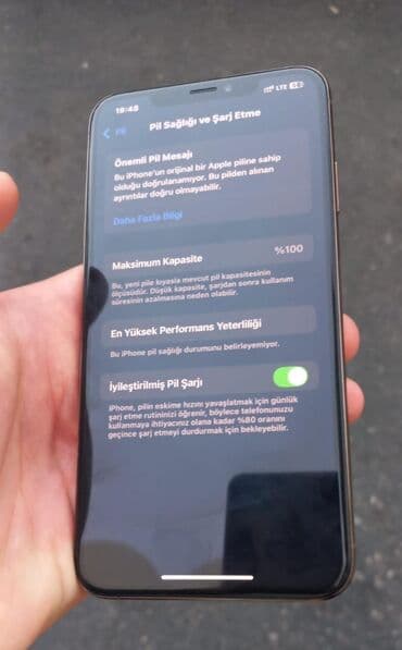 iphone x arxa şüşə qiyməti: IPhone Xs Max, 256 GB, Qızılı, Simsiz şarj, Face ID — 3