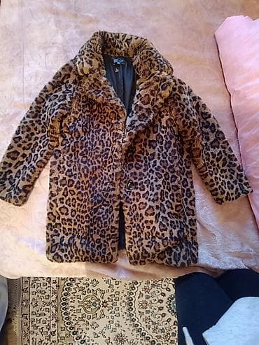 Alt paltarı: ZARA qadın paltosu – leopard naxışlı süni kürk M-L ölçü, çox az — 1