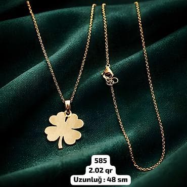 Boyunbağı, Sarı qızıl, 585 Əyar