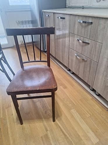 Mətbəx üçün, Qatlanmayan, Stul