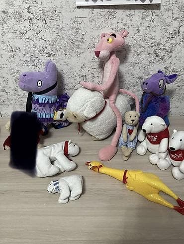 Мягкие игрушки 
Фиолетовые антилопы Fortnite каждая 10 манат