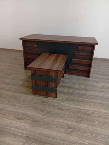 Daewoo: Ofis üçün masa dəsti - Tərkib: əsas iş masası və qarşısında kiçik — 1