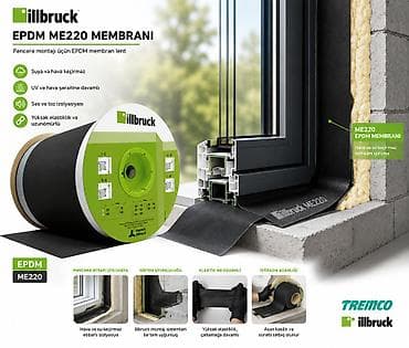 pendir: Illbruck EPDM ME220 membran lenti Təyinat: - Pəncərə və qapı — 1