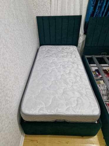Sifarişlə mebel: Təknəfərlik çarpayı, Bazalı, Matras ilə — 1