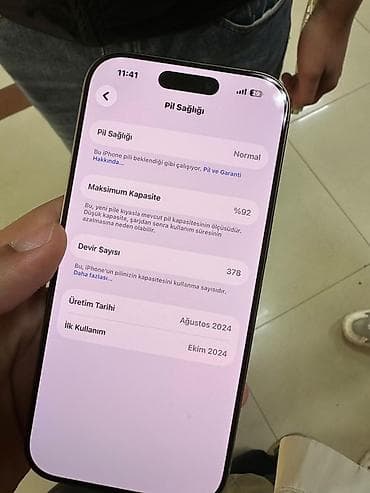 ıphone 16 pro ikinci el: IPhone 16 Pro, 128 GB, Matte Gold, Face ID — 3