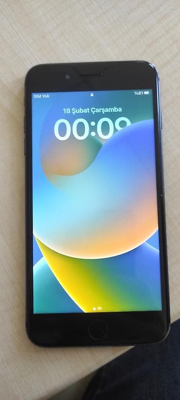 iphone 8 qiyməti: IPhone 8 Plus, Qara, Barmaq izi — 1