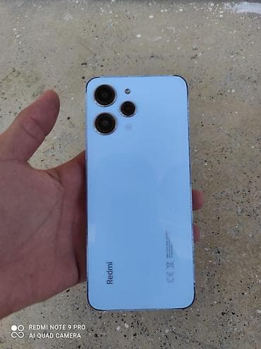 data modem sim card: Redmi 12, 128 GB, rəng - Göy, Barmaq izi — 1