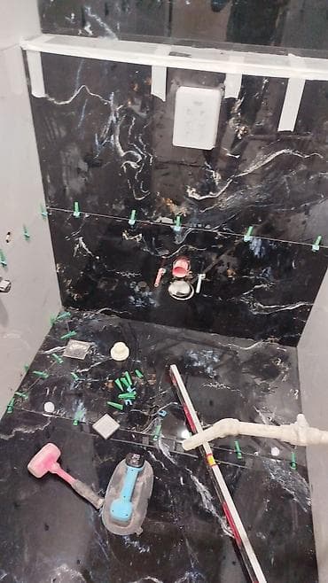 sade hamam dizayni: Xüsusi duş zonaları və hamam kafel işləri – professional xidmət — 2