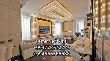 Təmir və tikinti. Mənzillərin yüksək keyfiyyətli materiyallarla təmiri