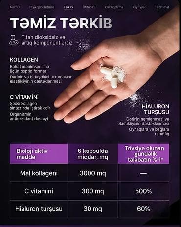 Collagen Xanımlara Özəl Amerika Brendi Sunshine Nutrition Vitaminlər — 4