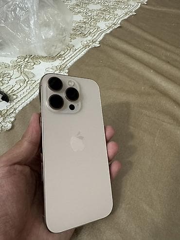 IPhone 16 Pro, 128 ГБ, Desert Titanium, Гарантия, Беспроводная зарядка, Face ID — 6