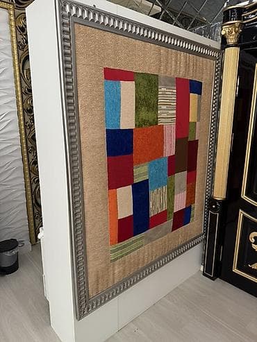 sendivic panel: Abstrakt dekorativ divar paneli – patchwork tərzində kompozisiya - — 1