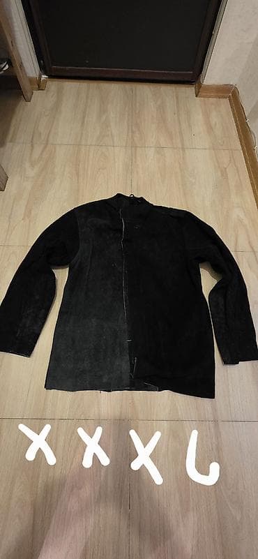 Məhsul: Qara dəri/süet üst geyimi Ölçü: XXXL Xüsusiyyətlər: -