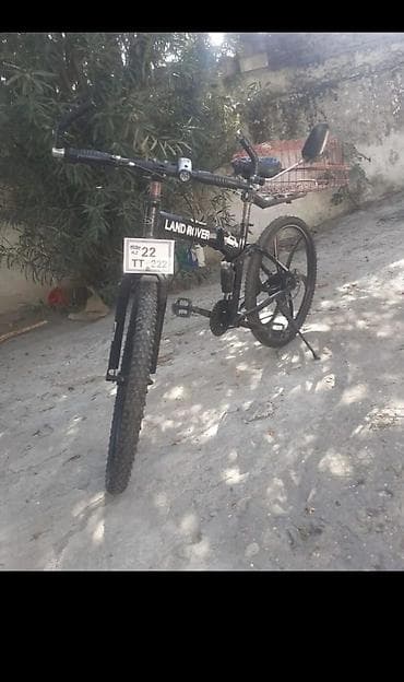LAND ROVER brendli dağ velosipedi - Rəng: qara - Qatlanan (folding)