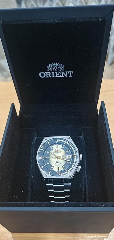 Смарт часы: Təcili satılır, Orient təzə saatdır, 510 alınıb yarı qiymətə satılır — 5