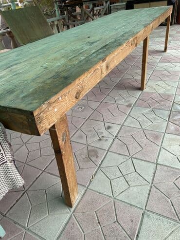 стол на колесиках: Гостиный стол, Нераскладной, Дерево, Прямоугольный стол — 1