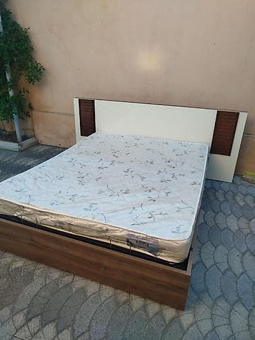 Çarpayılar: İkinəfərlik çarpayı, Bazalı, Matras ilə, Siyirməsiz — 4