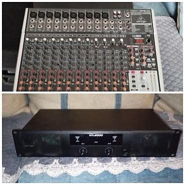 korg mikro: Səhnə və tədbirlər üçün tam səs sistemi paketi - Mikser: Behringer — 1