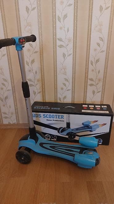 kugoo m4 pro: Uşaq skuterı – Honor Productions Kids Scooter - Rəng: mavi-qara - 3 — 3