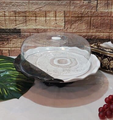 gilan pastellik parcalar: Tort və şiriniyyat qabı, rəng - Bej — 6