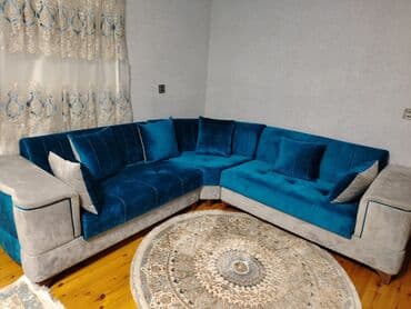 Künc divan, Yeni, Açılmayan, Vеlur parça