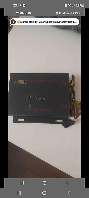 bmw e39 2003: AMOI Car Electric Convertor – avtomobil üçün gərginlik çeviricisi - — 1