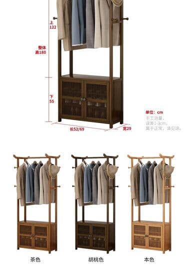 kimyevi temizleme: Asılqan Qarderob Ölçü: 52x29x180sm Ayaqqabı, paltar, çanta, papaq — 5