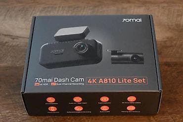 videoregistrator: 70mai Dash Cam 4K A810 Lite Set – ikikanallı avtomobil registratoru - — 6
