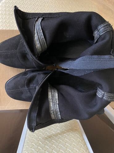 qara mokasinlər: Ölçü: 37, rəng - Qara, İşlənmiş — 12