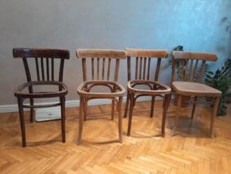 köhnə qədim gədim sovet davet stol stul mebel: Mətbəx üçün, İşlənmiş, Qatlanmayan, Stul — 5